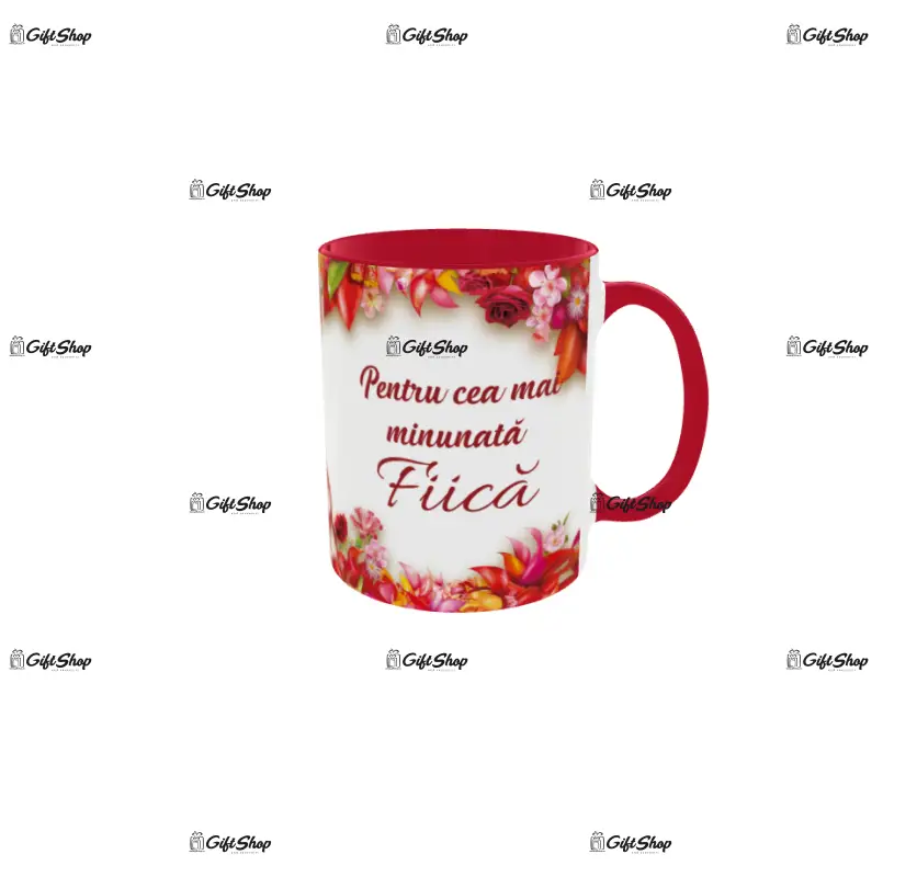 Pentru cea mai minunata fiica, cana ceramica, 330ml, cgs1193b